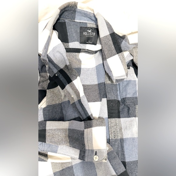 Hollister - Flannel Button-Through Shirt - Picture 1 of 2